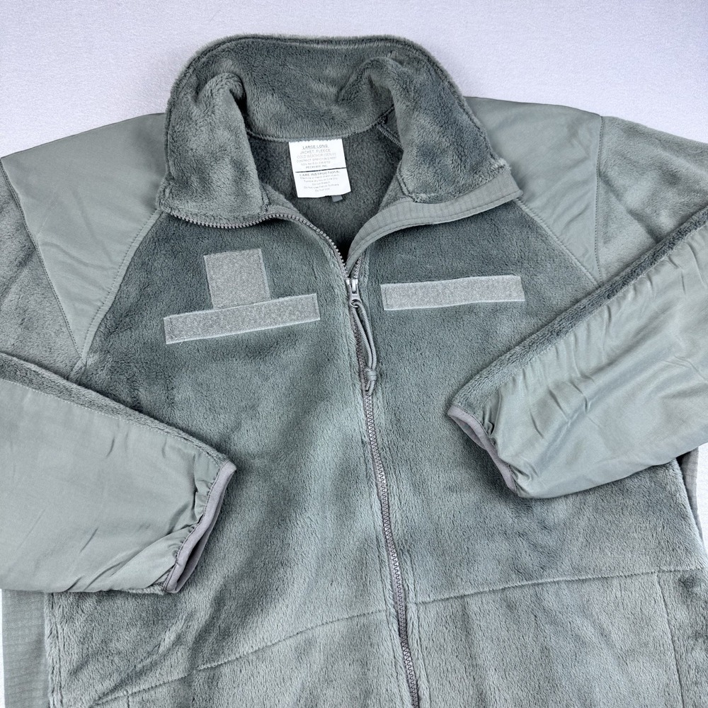 Peckham Cold Weather Gen III Fleece Jacket L Long Green Police Tactical Patch